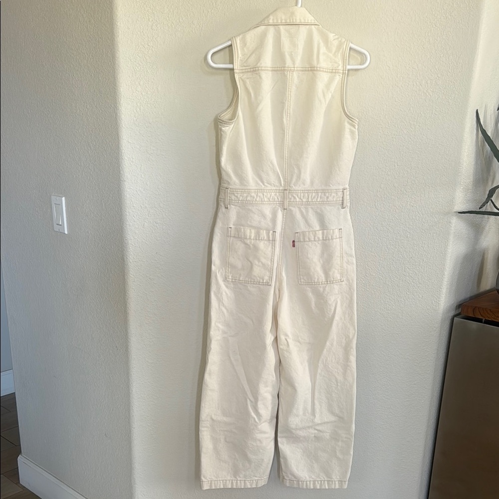 Levi's Cream Jumpsuit - Picture 6 of 9